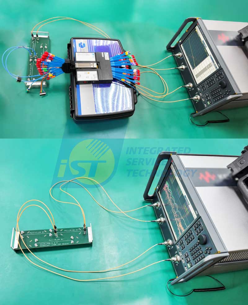 高速以太网 800G 为了确保测试条件的绝对准确并排除人为误差，宜特信号测试实验室采用高精度信号产生与分析能力的接收端测试平台，并结合自动化测试软件，来执行 RX(接收端)信号校准。此举不仅大幅缩短校正时间，也能确保校准条件的准确性与一致性。